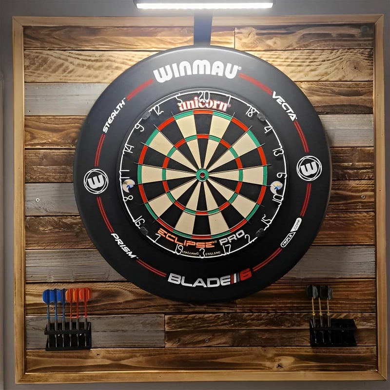 Bantlou 2 Pcs Wall Mounted Dart Holder, Dart Racks to Display 6 and 9 Darts, Unique Gift for Dart Players - Image 5